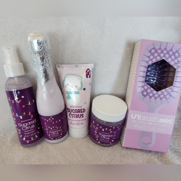 Unbrush Other - Unbrush Mini And Sugared Citrus Bath & Body Set - Purple